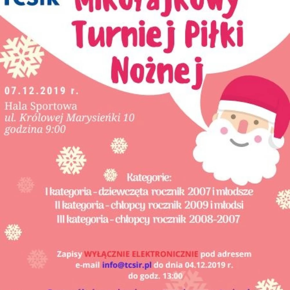 Mikołajkowy Turniej Piłki Nożnej
