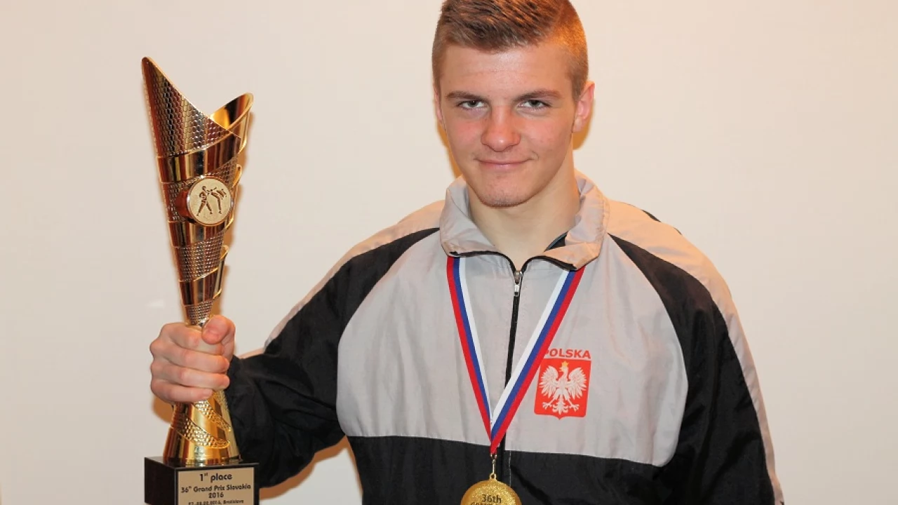 Miłosz Sabiecki mistrzem Kumite Juniorów