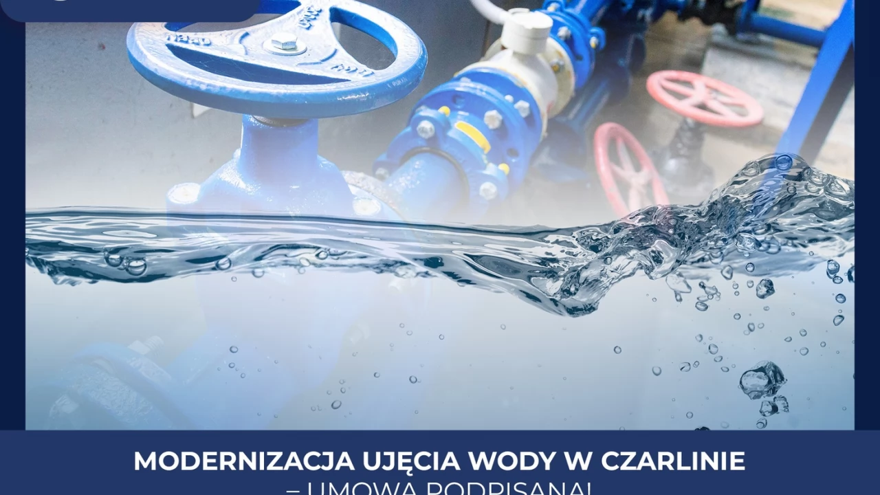 Modernizacja ujęcia wody w Czarlinie - umowa podpisana