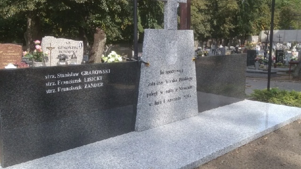 Mogiła obrońców Tczewa odrestaurowana
