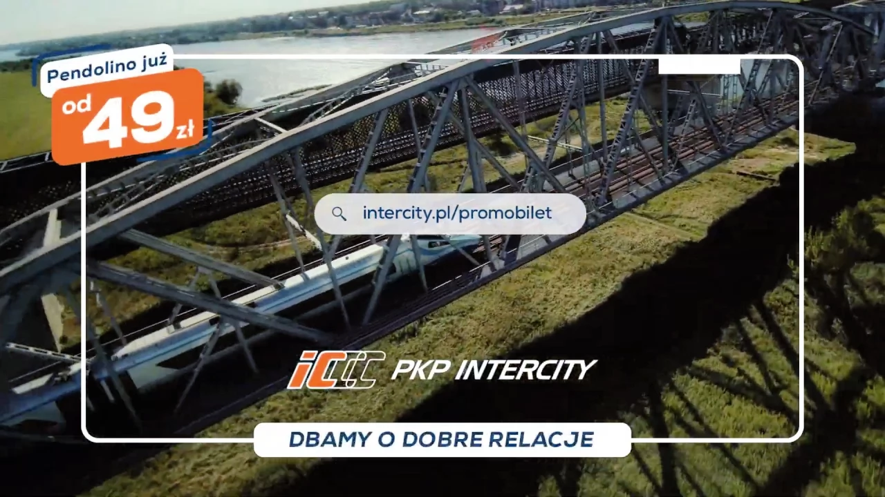 Mosty Tczewskie w kampanii reklamowej PKP Intercity