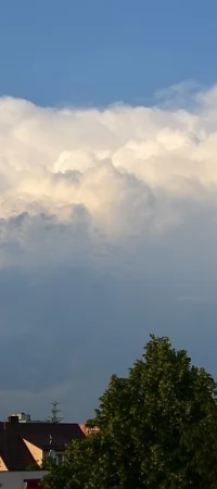 Burzowe chmury nad Tczewem