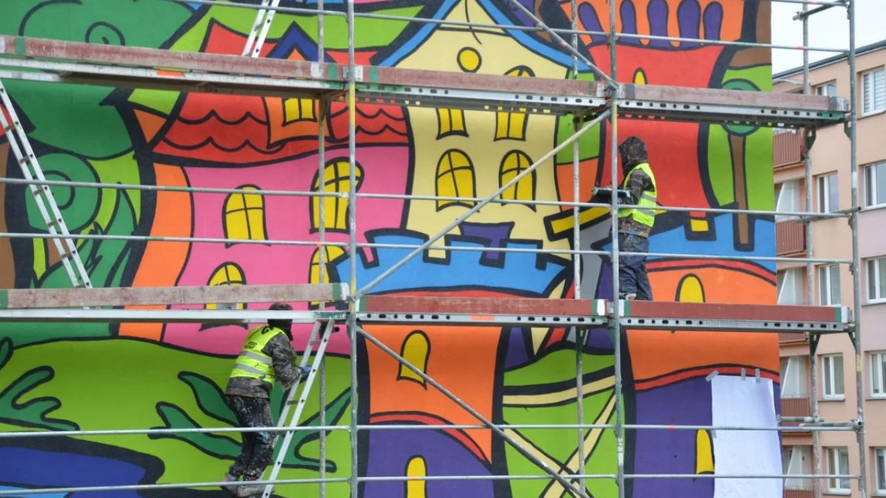 Mural już prawie gotowy