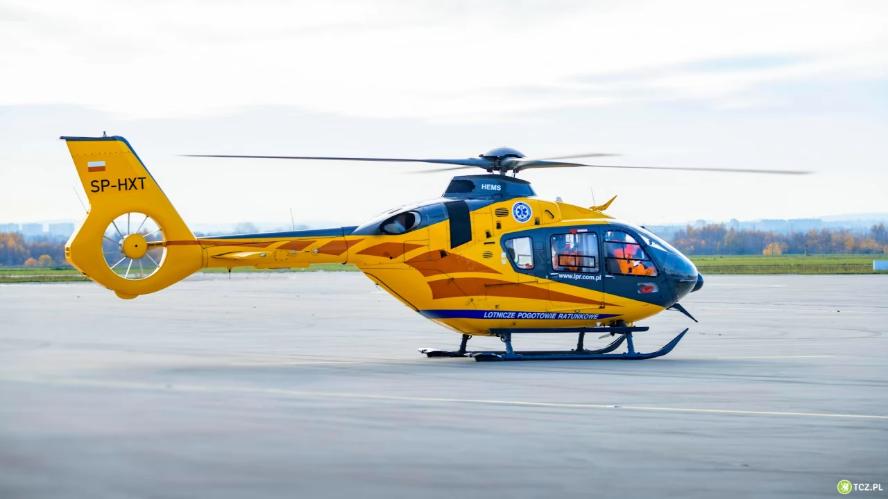 Na A1 lądował śmigłowiec LPR. Niestety, nie udało się uratować kierowcy
