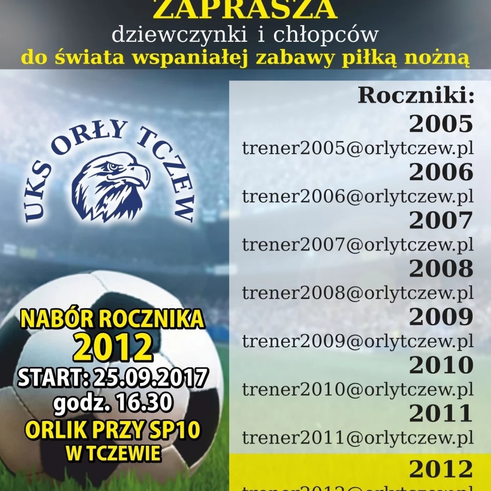 Nabór do rocznika 2012!