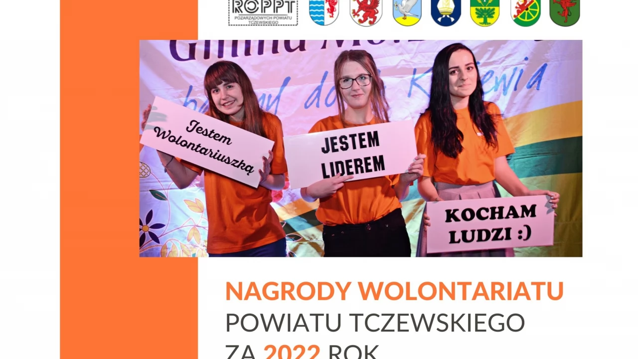 Nabór zgłoszeń do nagród wolontariatu powiatu tczewskiego za rok 2022