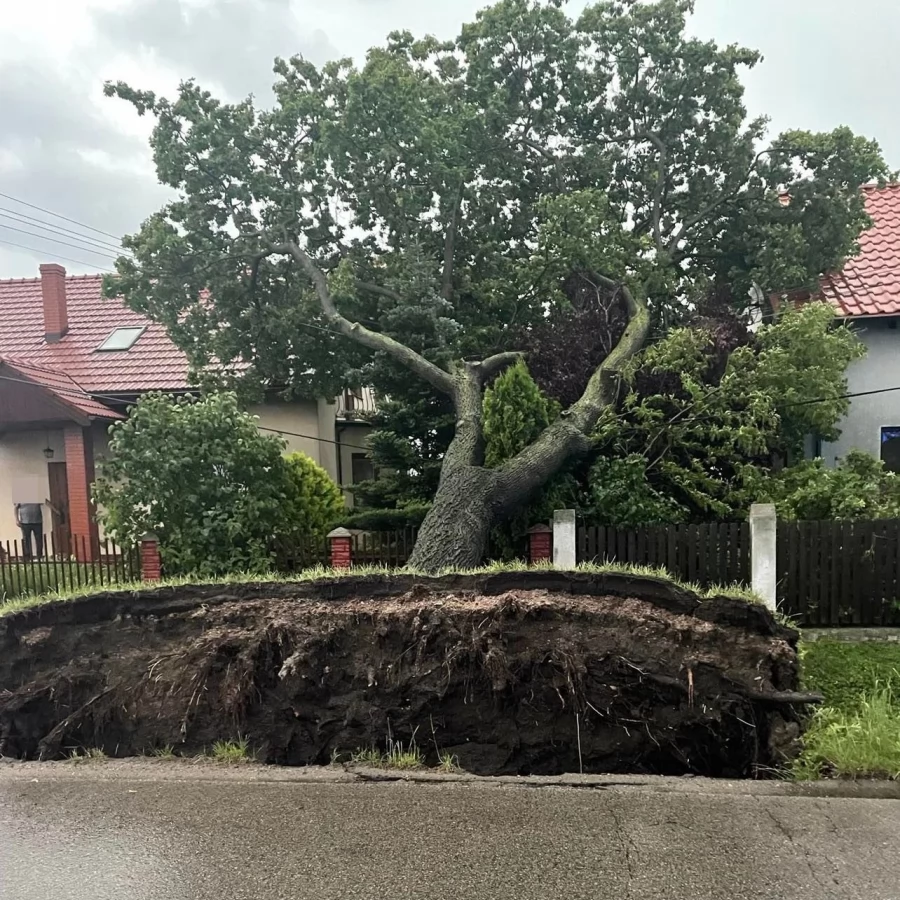 Nawałnice przetaczają się przez Pomorze