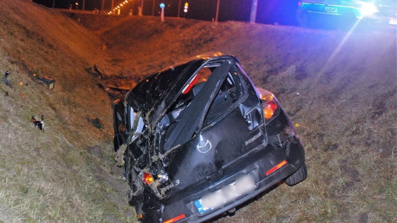 Nieustąpienie pierwszeństwa prawdopodobną przyczyną wypadku w Swarożynie
