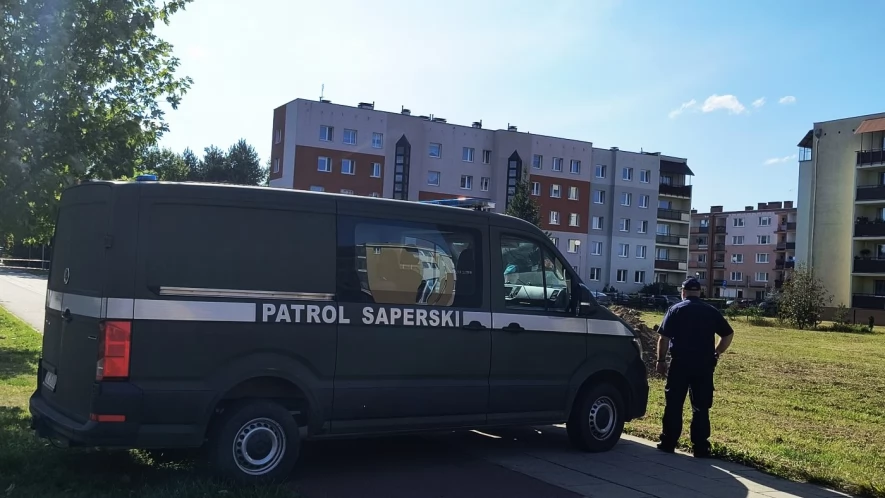 Niewybuch na Suchostrzygach