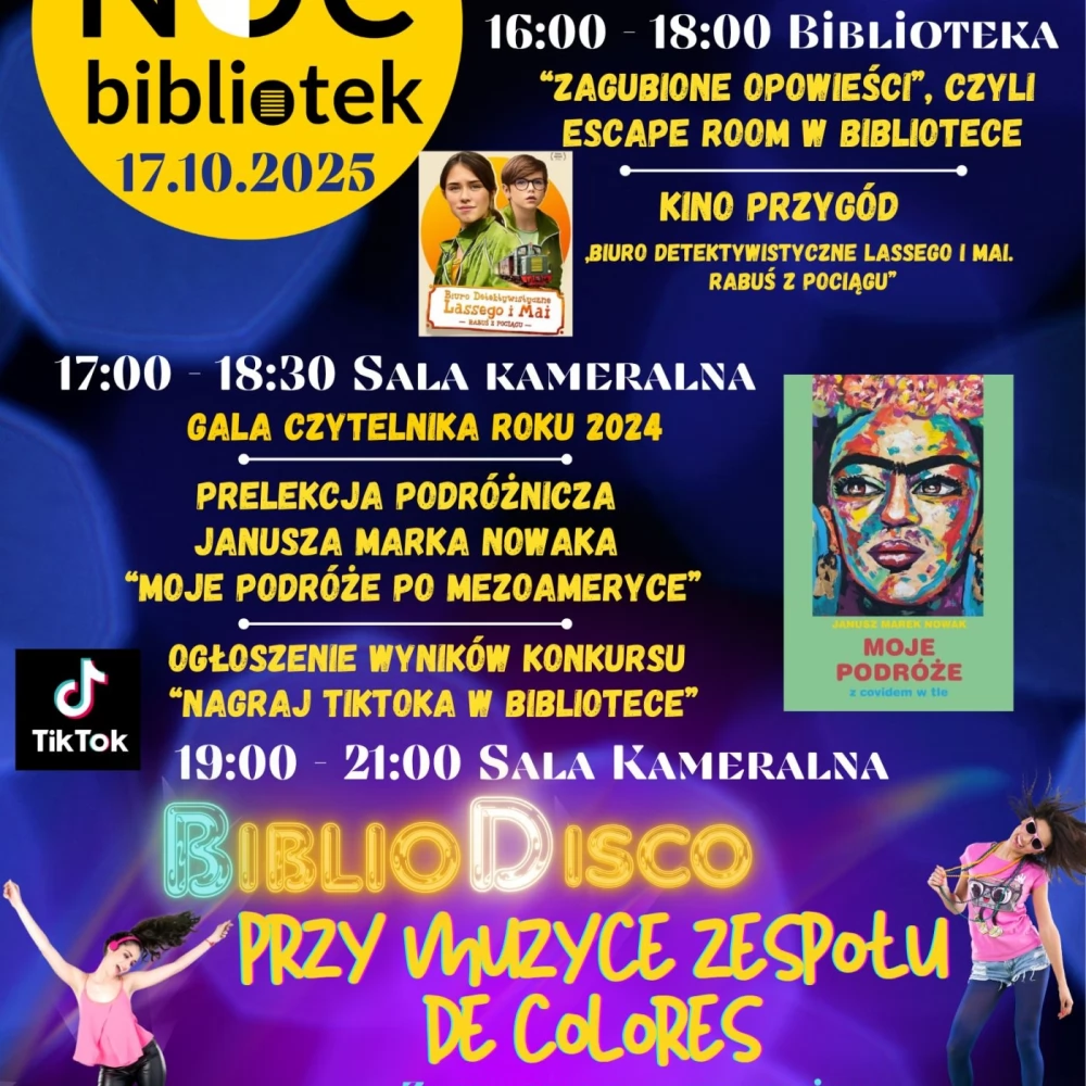 Noc Bibliotek 2025 w Gniewie