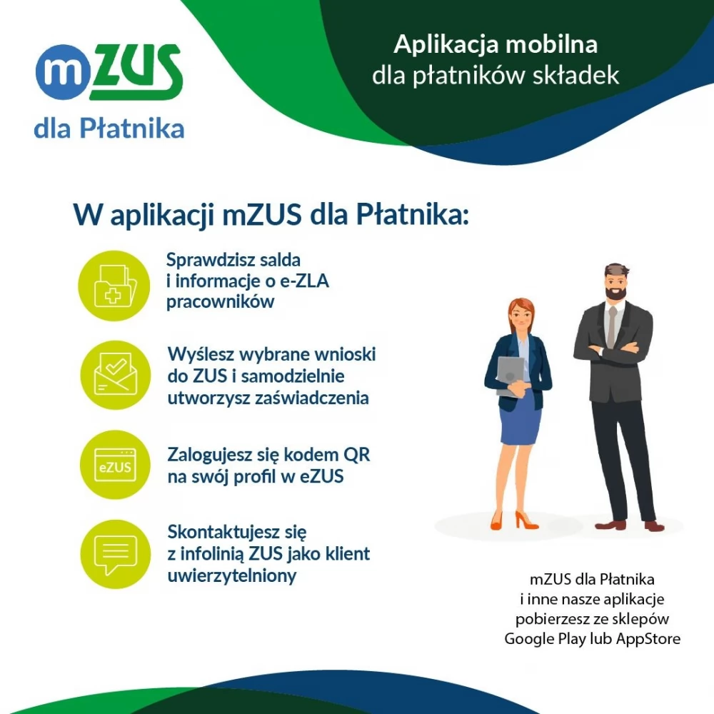Nowa aplikacja ZUS dla biznesu. Sprawdź, co oferuje mZUS dla Płatnika