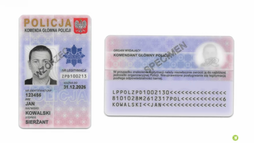 Nowe legitymacje policjantów