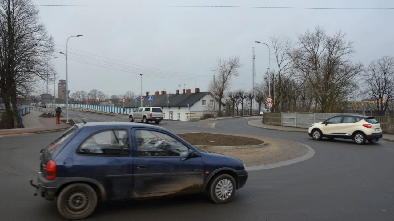 Nowe rondo po odbiorze technicznym