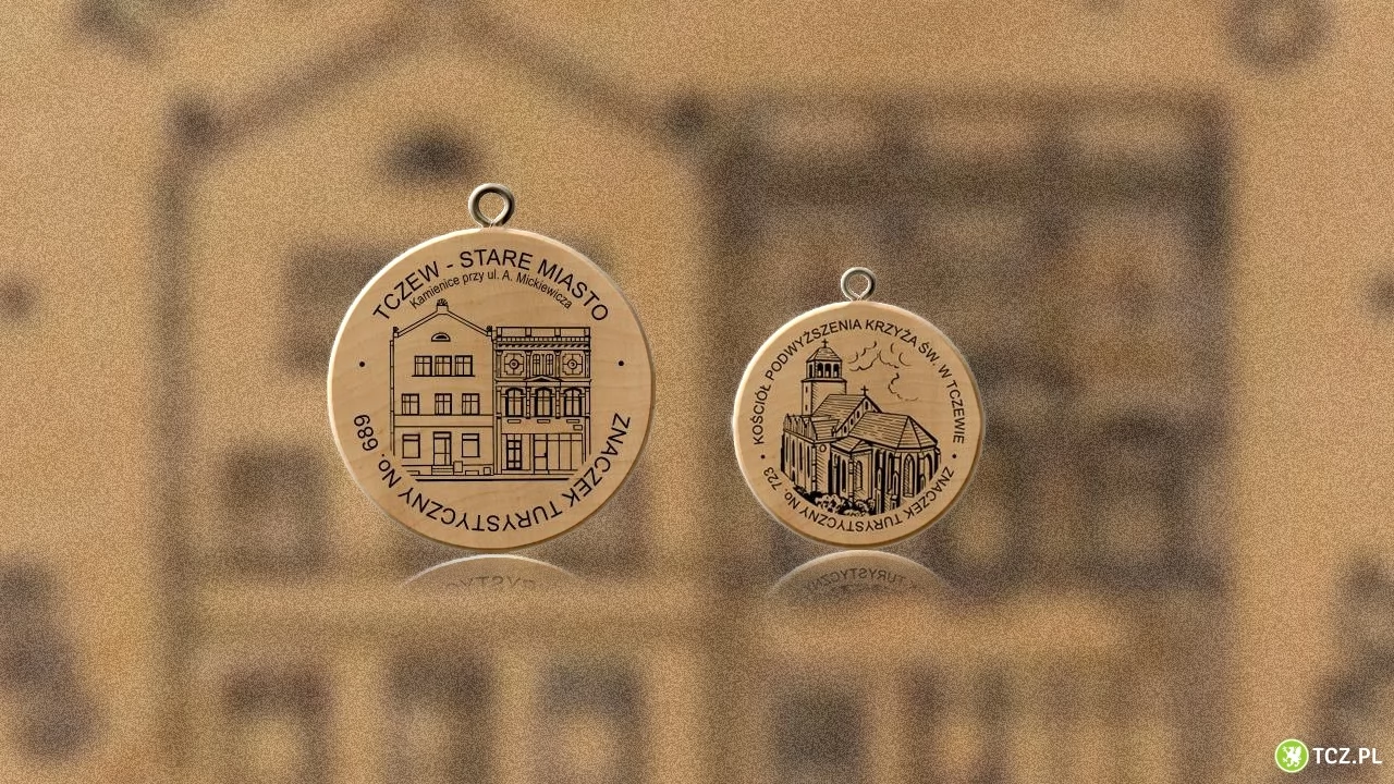 Nowe znaczki turystyczne z Tczewem