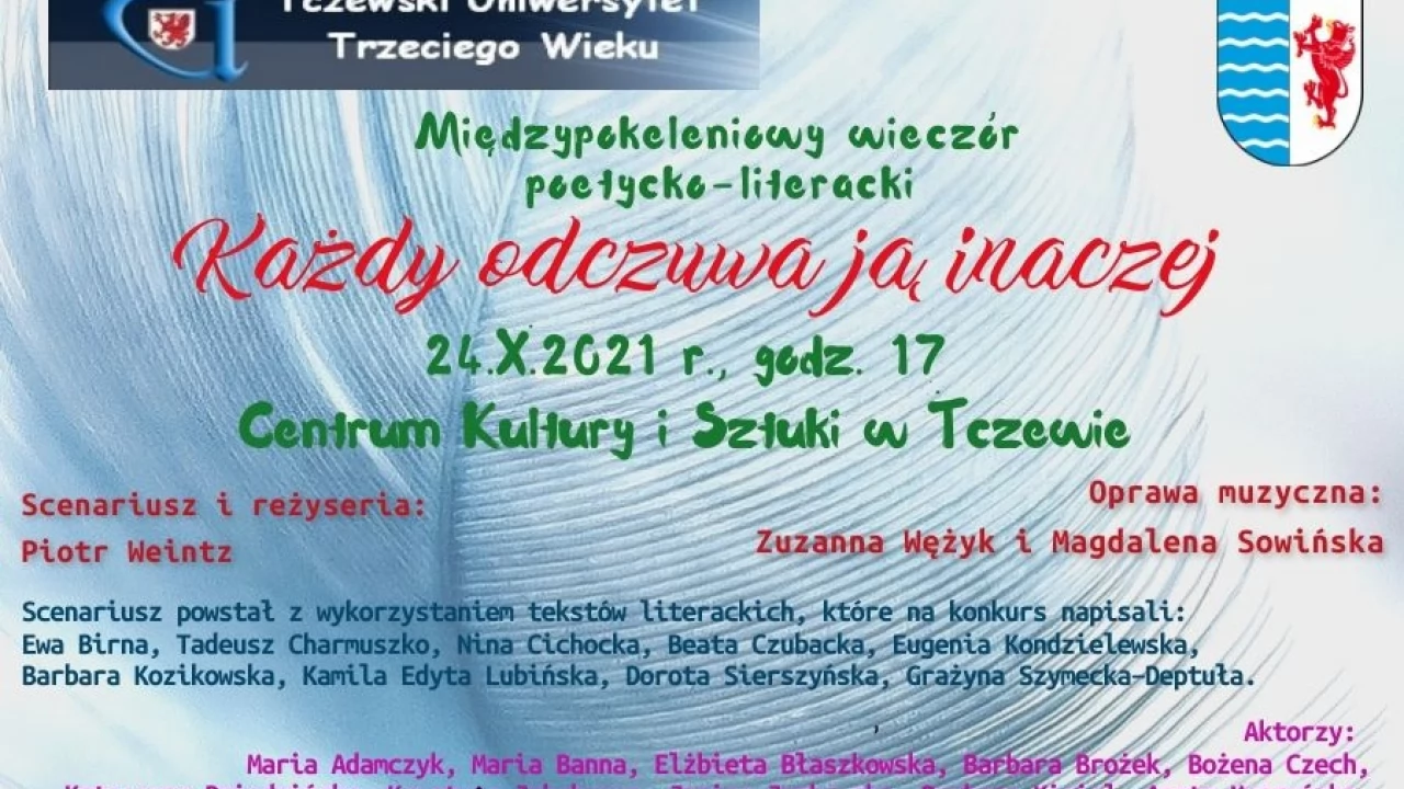 Nowy spektakl Tczewskiego Uniwersytetu Trzeciego Wieku