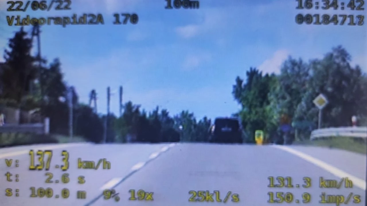 O 87 km/h za szybko w terenie zabudowanym [WIDEO]