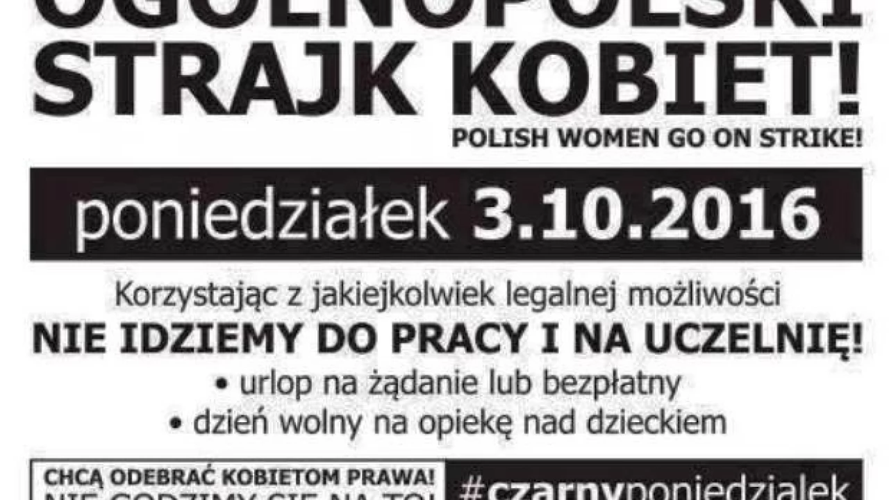 Ogólnopolski Protest Kobiet 03.10.2016r.