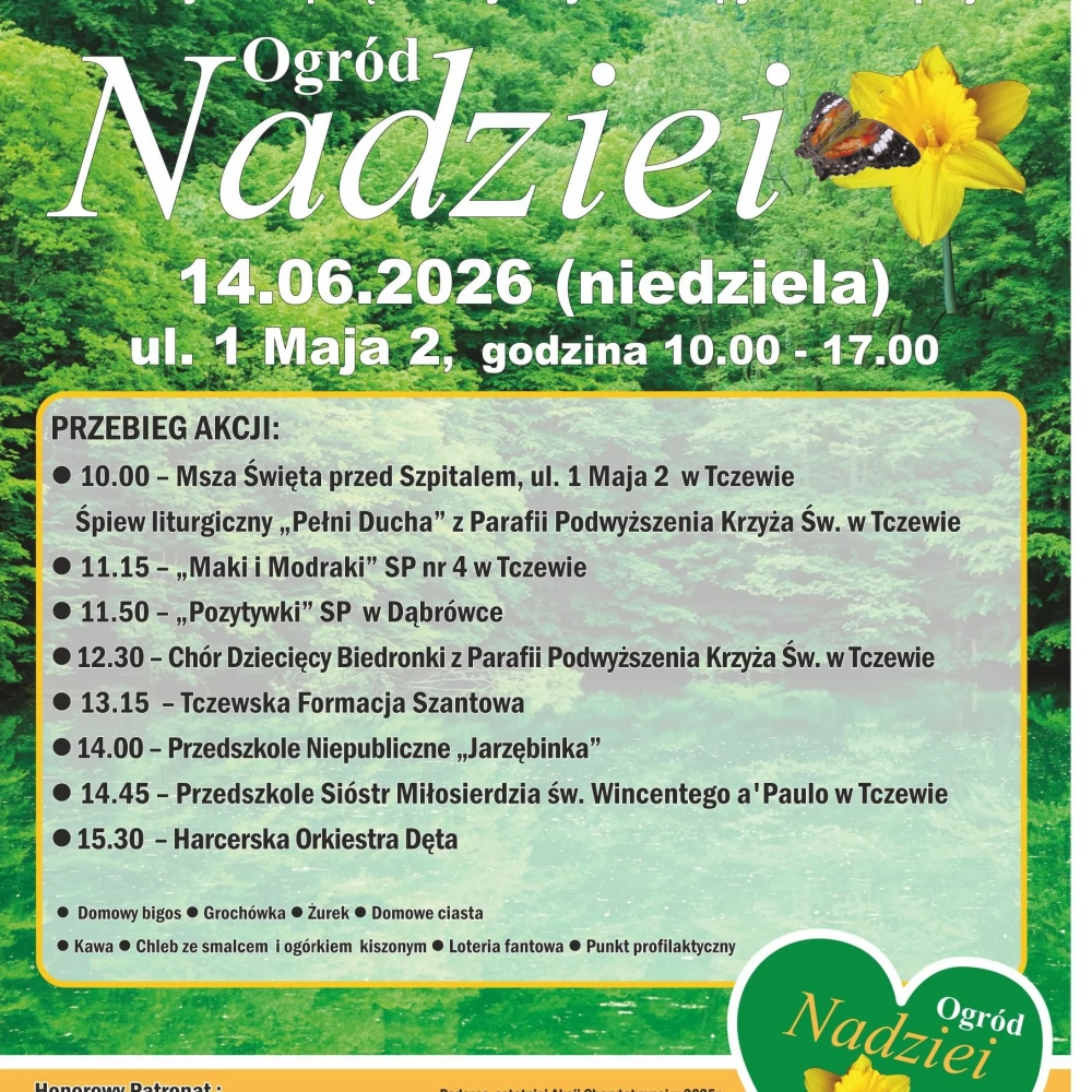 Ogród Nadziei 2026 - wspólnie dla tczewskiego hospicjum