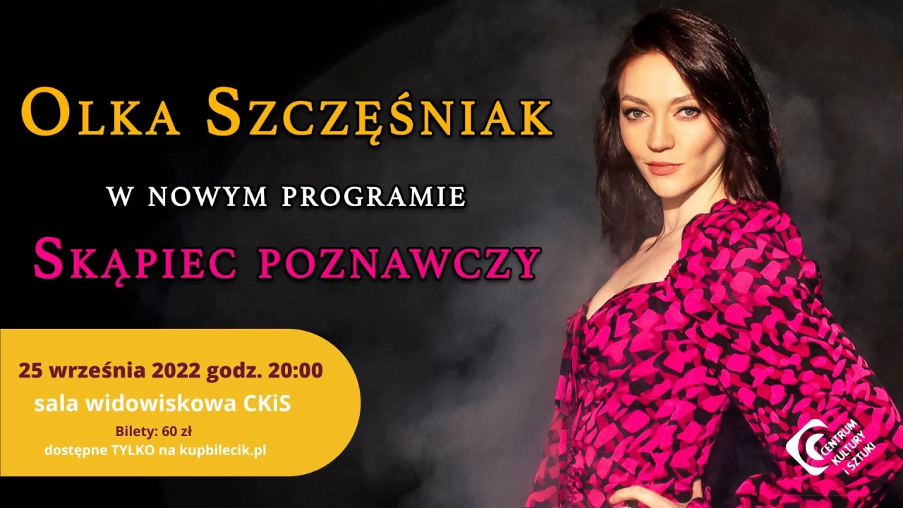 Olka Szczęśniak w nowym programie "Skąpiec poznawczy" - stand-up