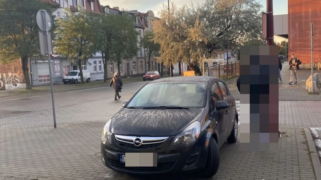 Parkowanie na przejściu dla pieszych