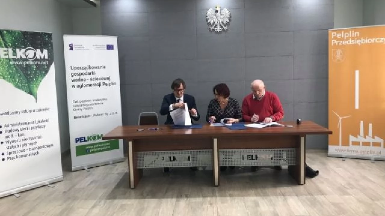 Pelplin. Unijne pieniądze na modernizację magistrali wodociągowej