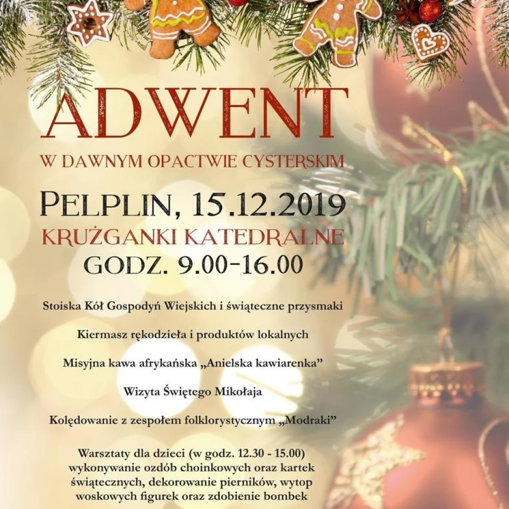 Pelplin zaprasza na jarmark świąteczny w Dawnym Opactwie Cysterskim
