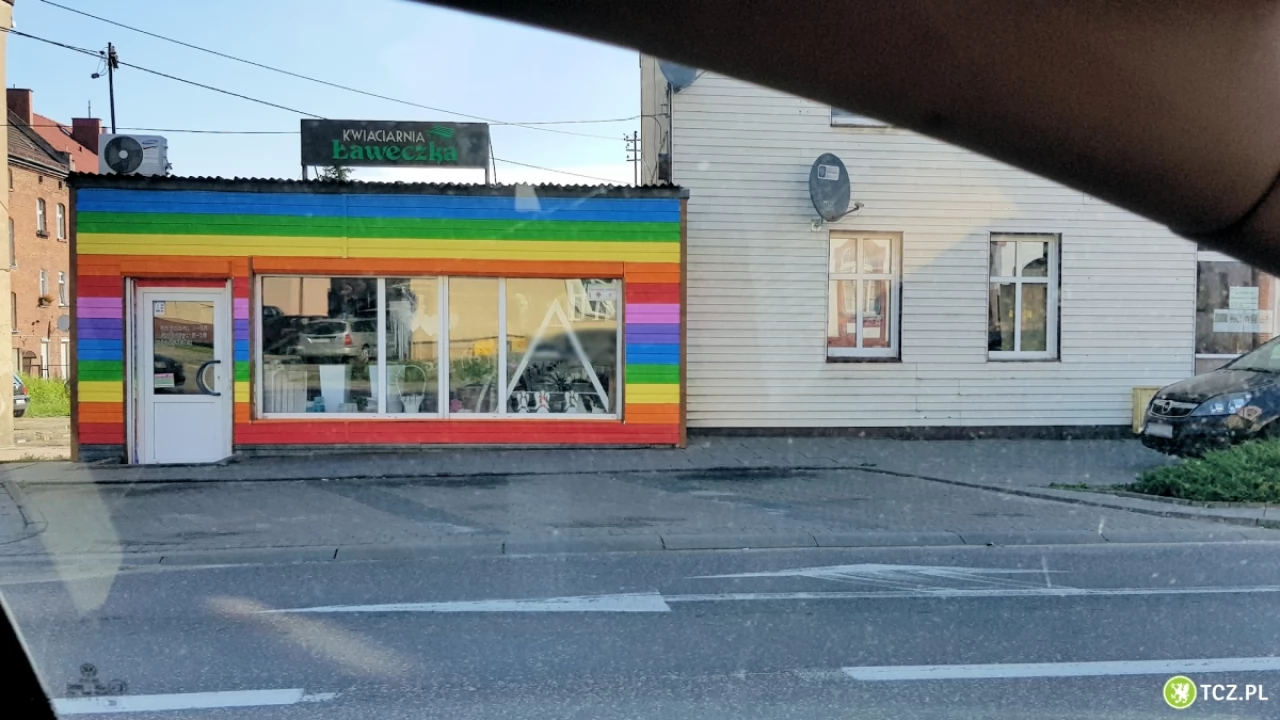 Pierwsza w Tczewie "tęczowa" kwiaciarnia?