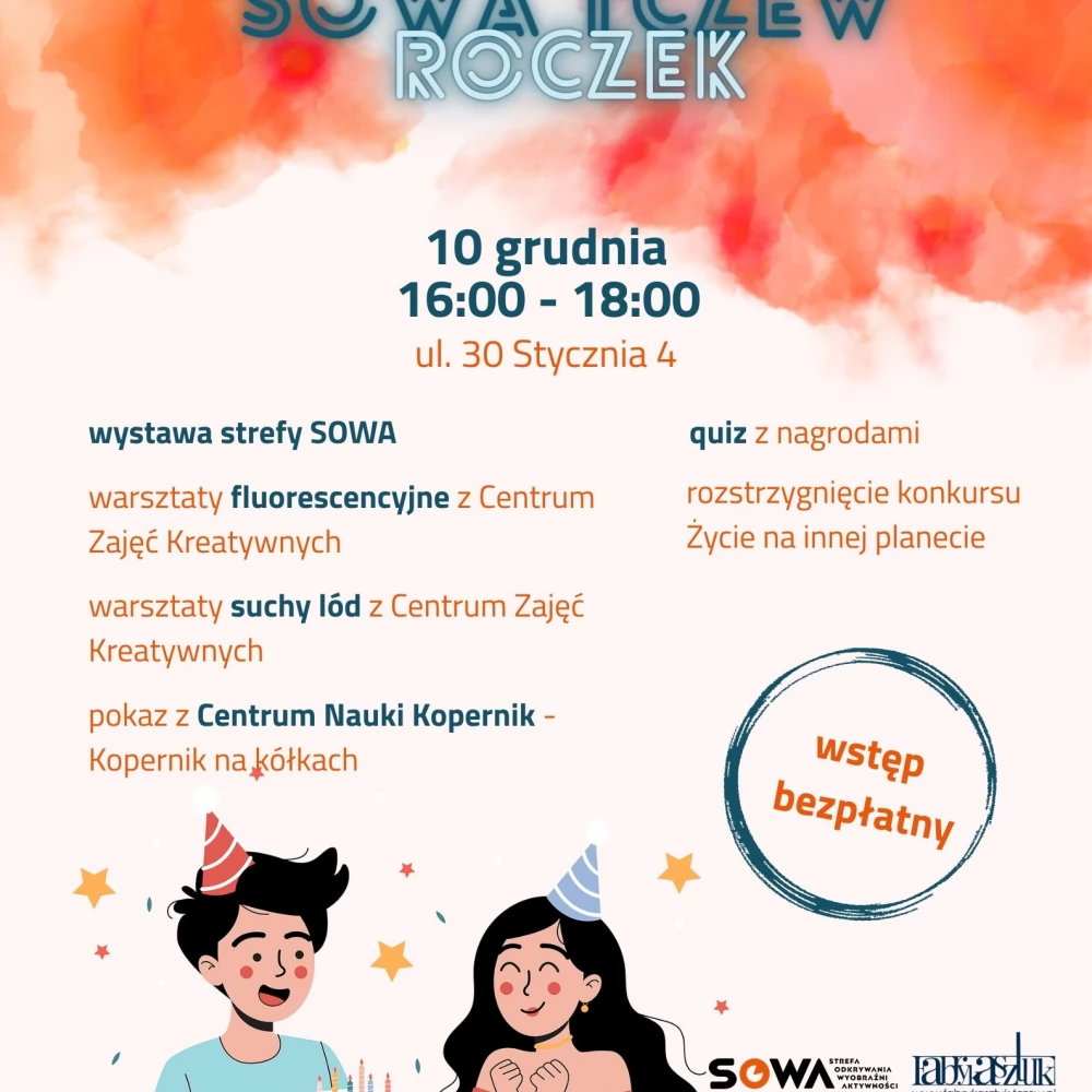 Pierwsze urodziny strefy Sowa