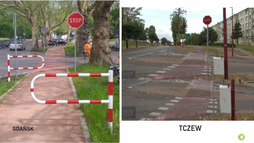 Pierwszeństwo przejazdu. Jedności Narodu - znak Stop