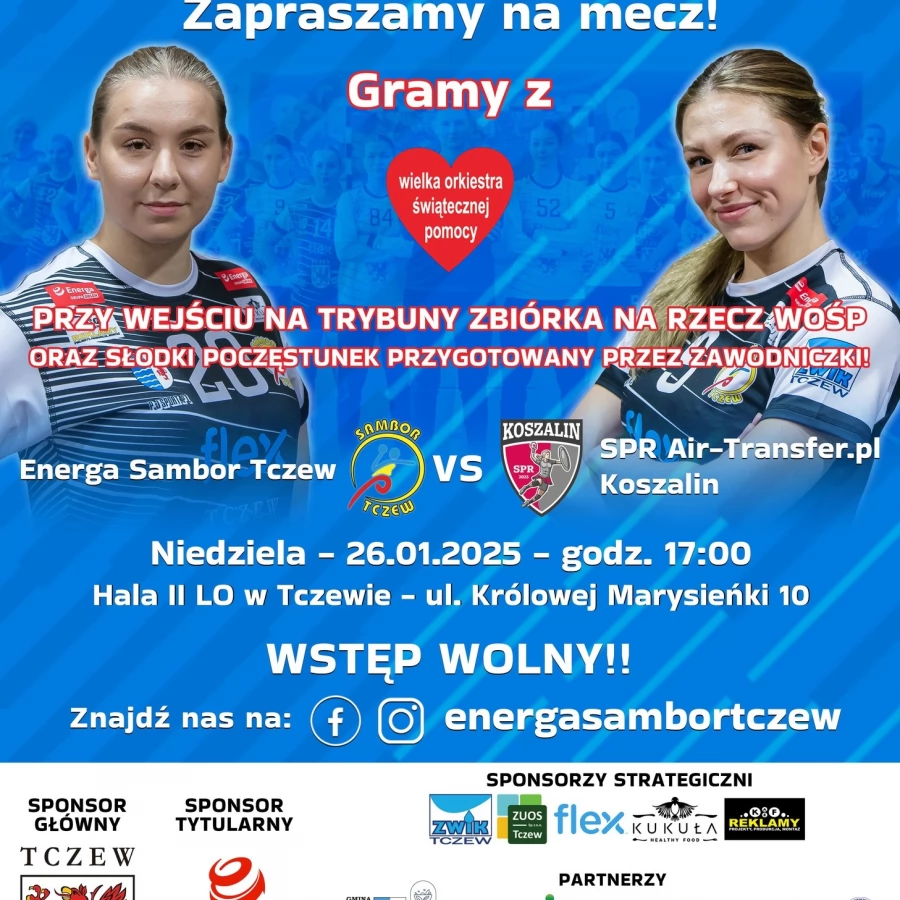 Pierwszy mecz Sambora w Tczewie w 2025 roku!