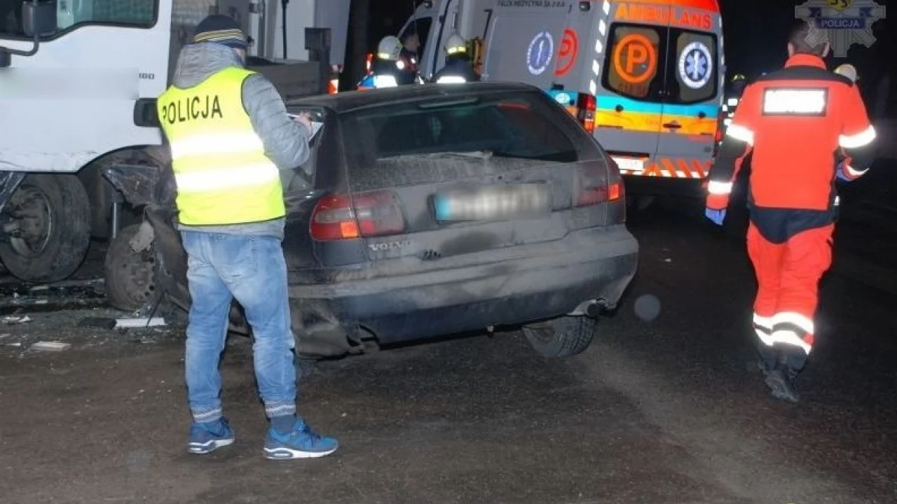 Pijany kierowca spowodował wypadek