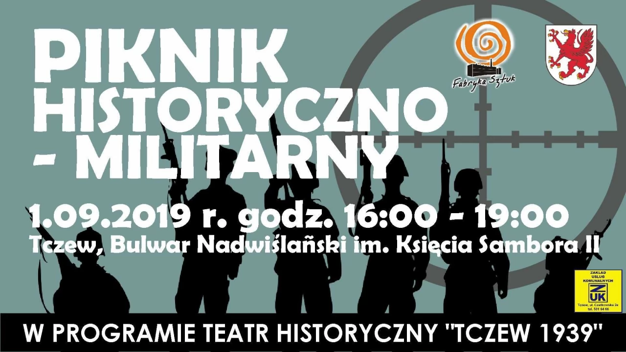 Piknik historyczno - militarny na bulwarze