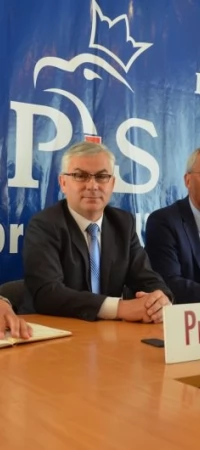Od lewej Roman Małecki, Zenon Żynda, Kazimierz Smoliński i Patryk Demski