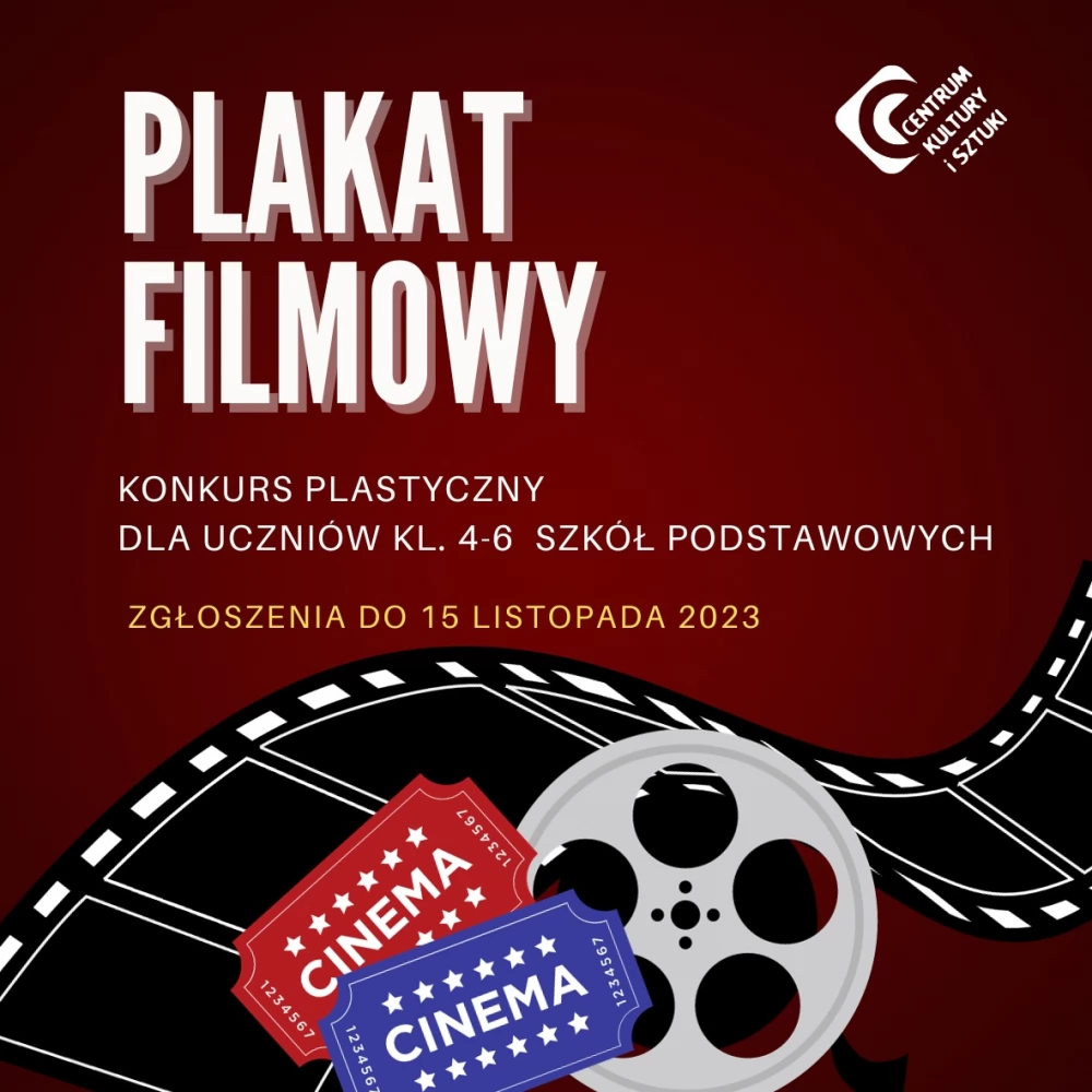 Plakat filmowy - konkurs plastyczny