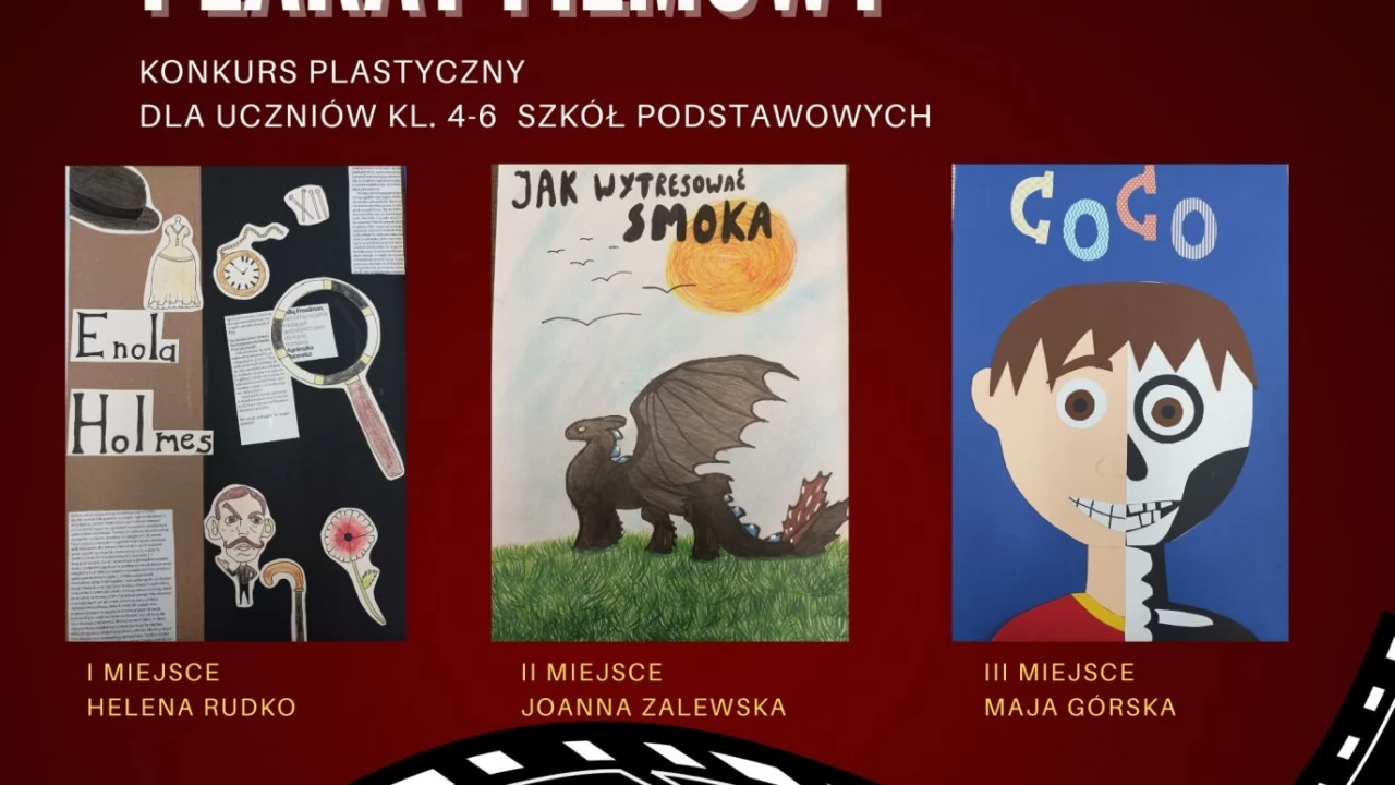 Plakat filmowy - wyniki konkursu plastycznego