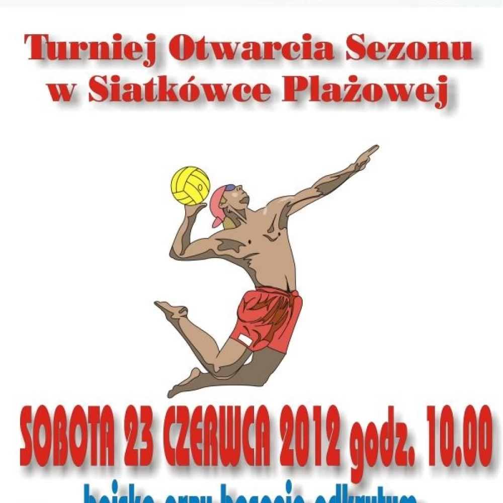 Plażówka  na rozpoczęcie sezonu