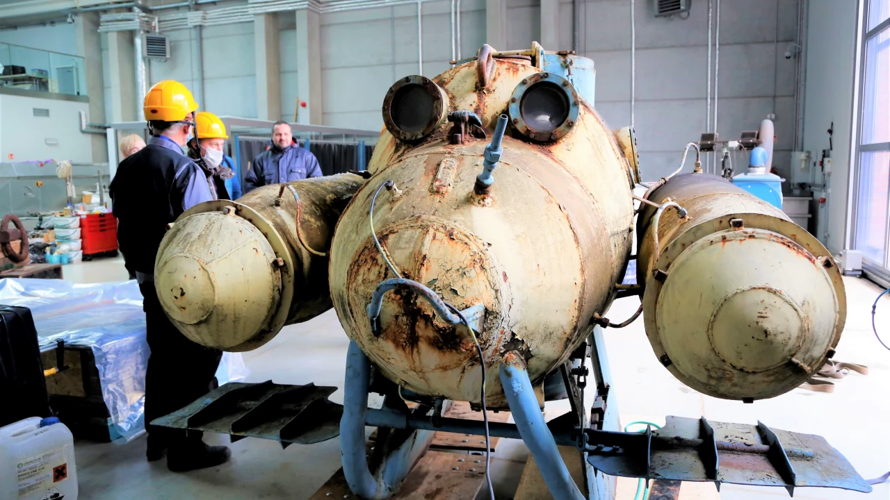 Pojazd podwodny "Delfin II" - nowy zabytek Narodowego Muzeum Morskiego w Gdańsku