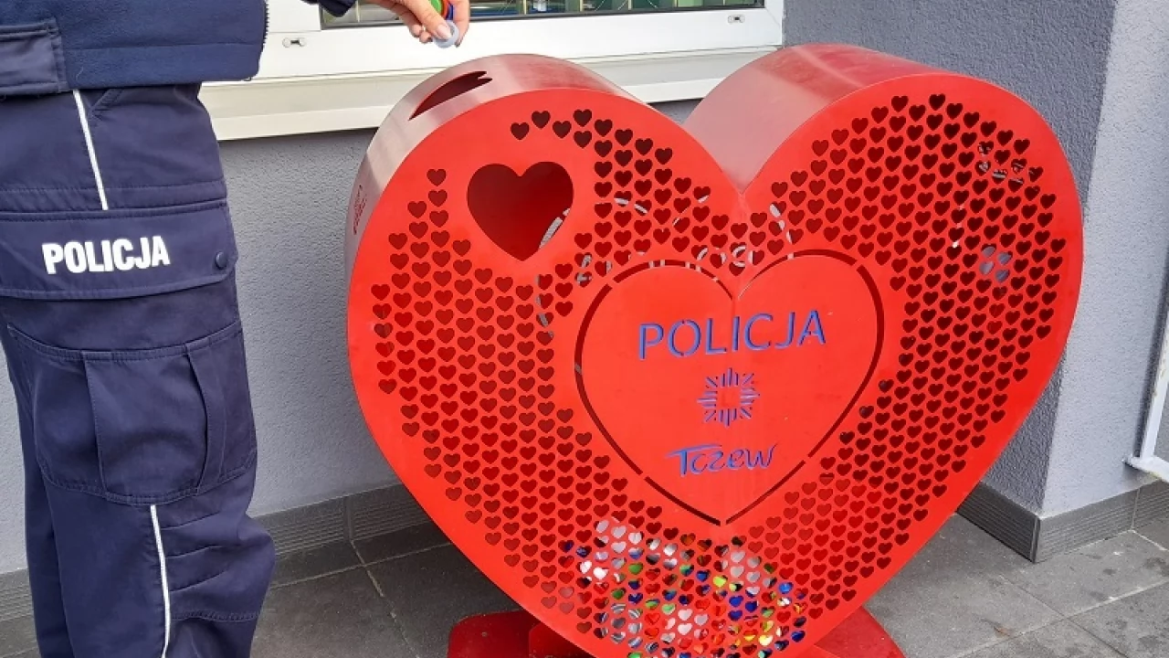 Policjanci pomagają małej Ani