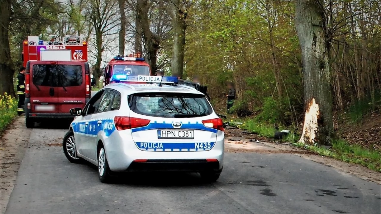 Policjanci wyjaśniali okoliczności wypadku w Gogolewie