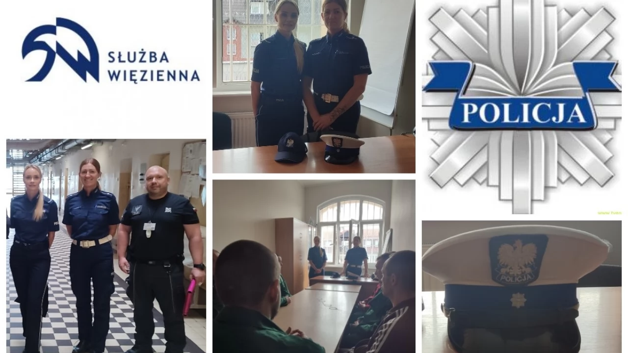 Policjantki z Tczewa w Areszcie Śledczym rozmawiały z osadzonymi o bezpieczeństwie na drodze