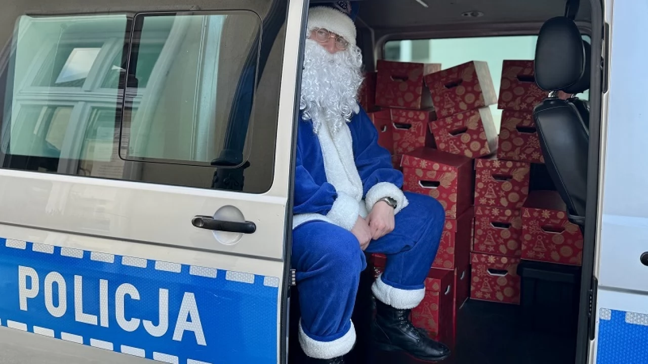 Policyjny Niebieski Mikołaj znowu w akcji
