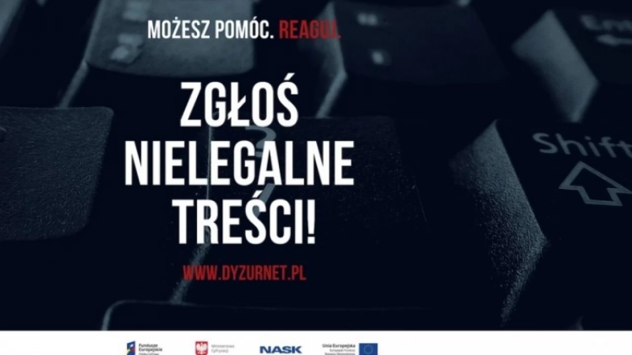 Pomóż. Reaguj. Zgłoś nielegalne treści