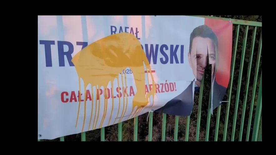 Poniszczone banery wyborcze. To może mieć konsekwencje karne