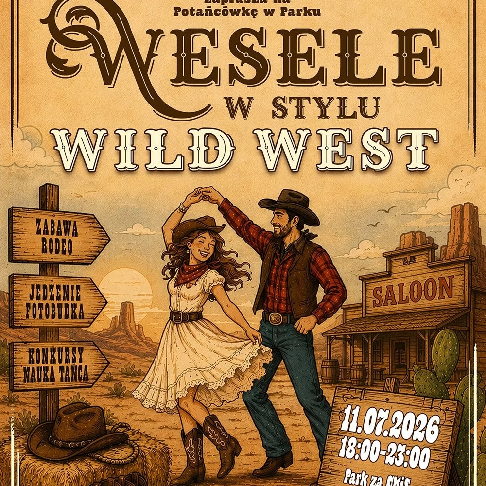 Potańcówka w Parku "Wesele w stylu Wild West"