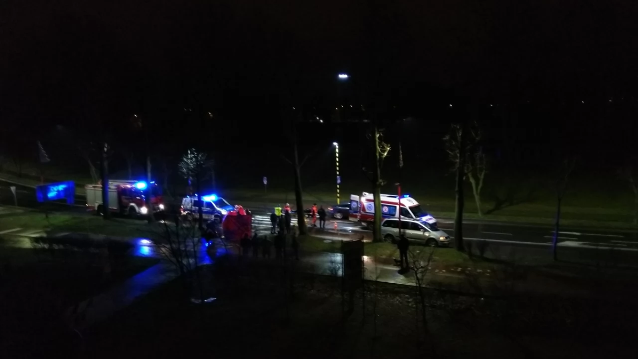 Potrącenie na przejściu dla pieszych - Wojska Polskiego