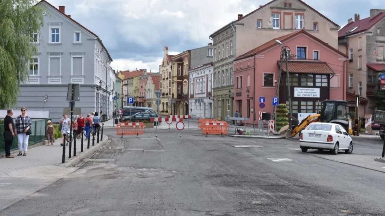Poważne utrudnienia drogowe w Gniewie
