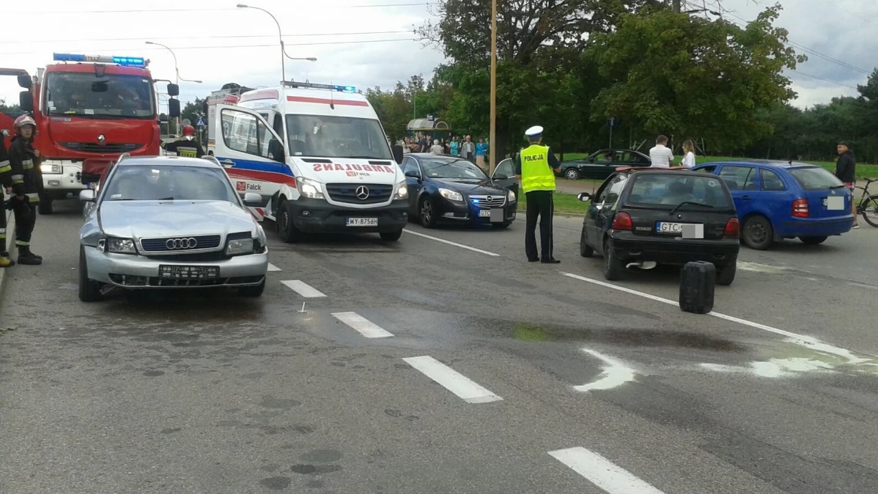 Poważny wypadek na Rokickiej
