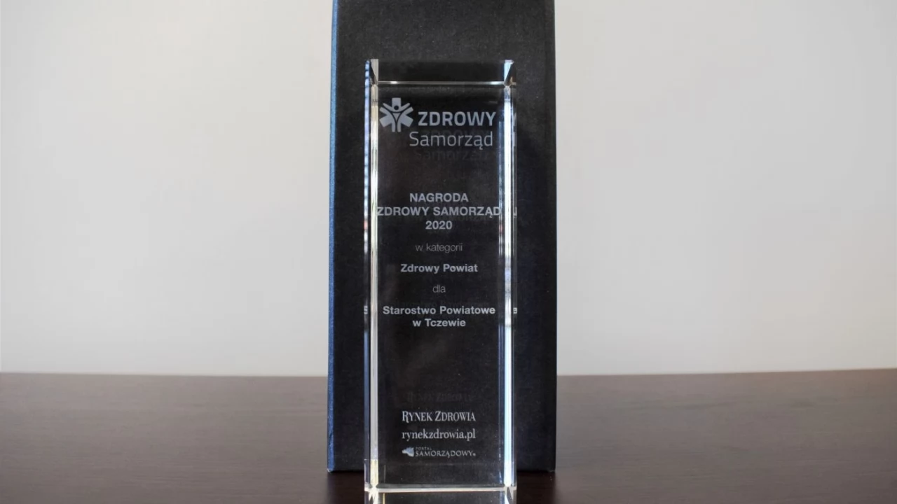 Powiat Tczewski laureatem III edycji konkursu "Zdrowy Samorząd"