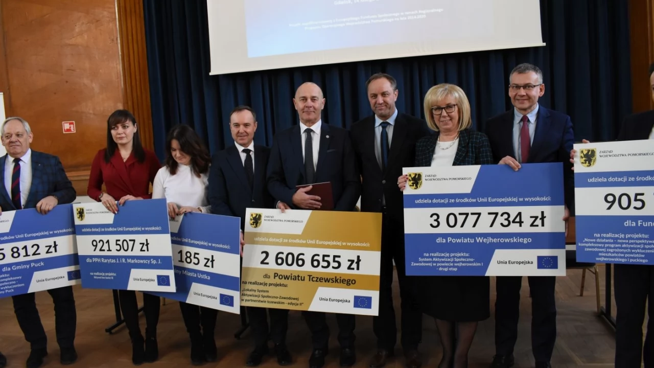 Powiat Tczewski tysięcznym beneficjentem środków EFS