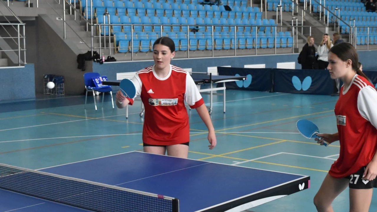 Powiatowe rozgrywki w tenisa stołowego